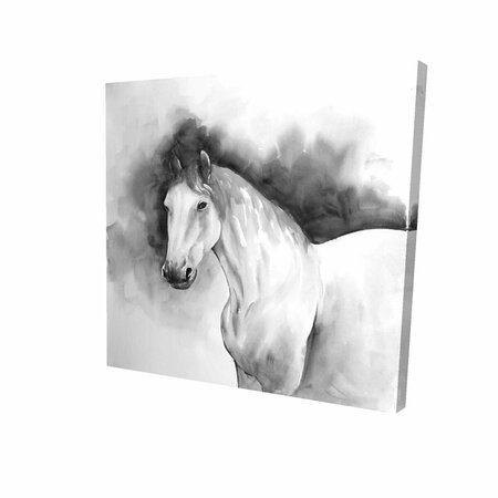 FONDO 12 x 12 in. Domino Horse-Print on Canvas FO2782643